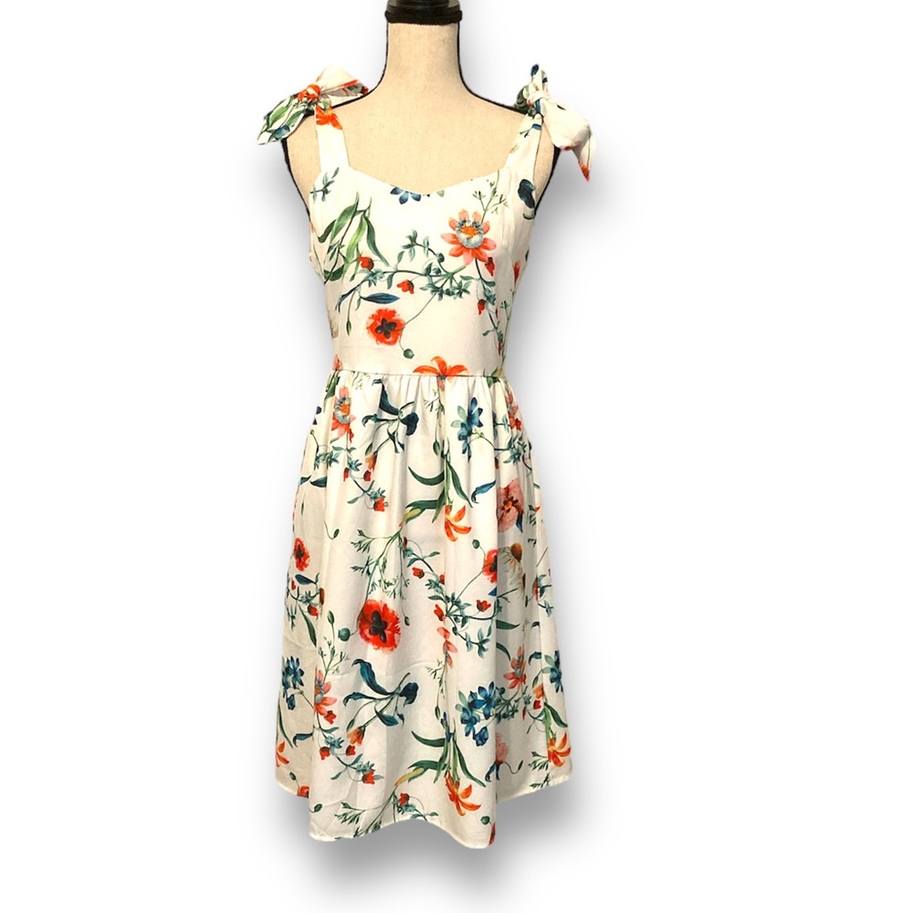 Floral printed dress